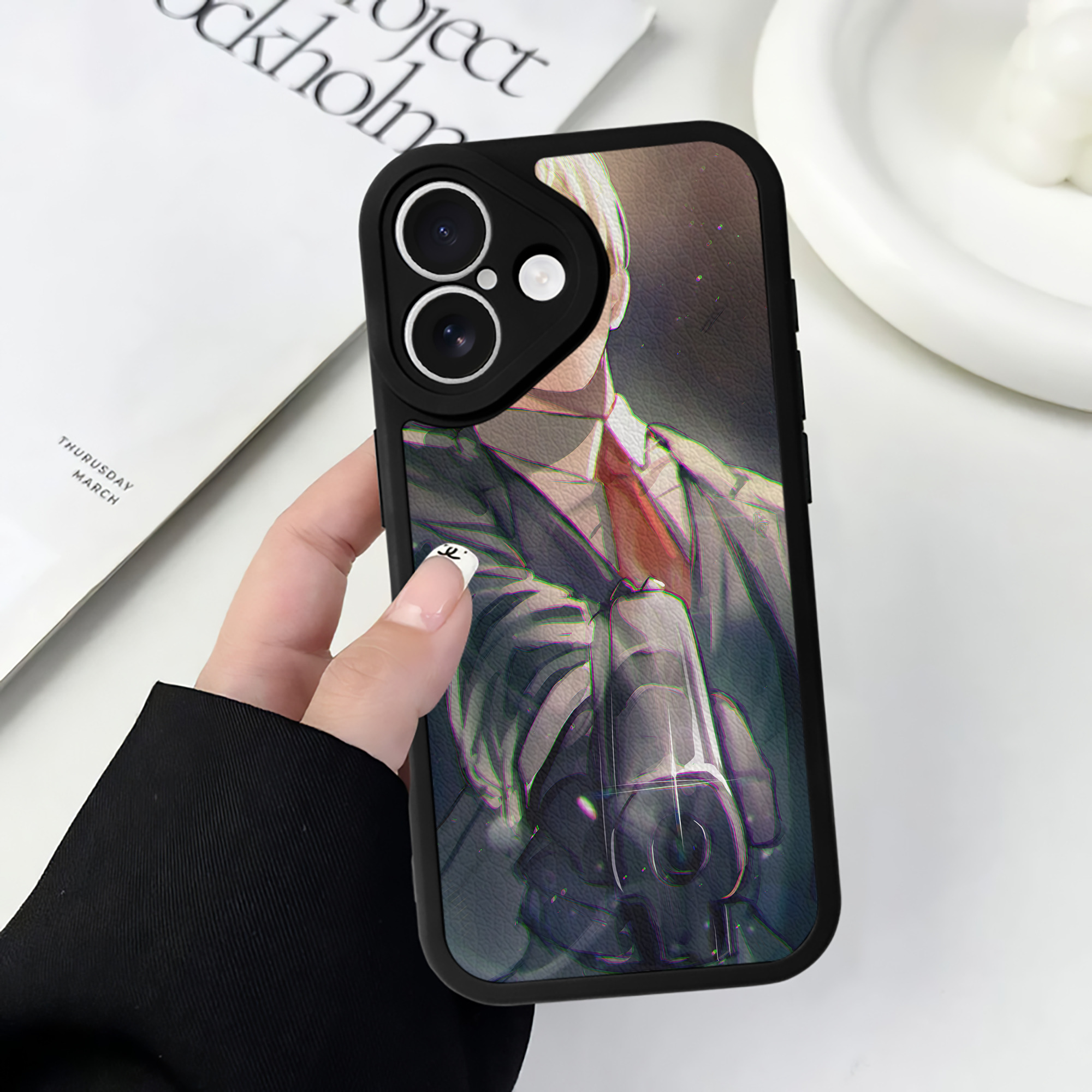 （画像用） SPY×FAMILY间谍家家酒 【iPhone 16シリーズ対応】シリコンスマホケース（レザー調） 材質：シリコン